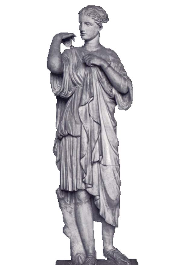Deusa Artemis vestindo Quiton