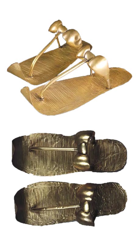 Sandálias de Ouro de Tutancâmon