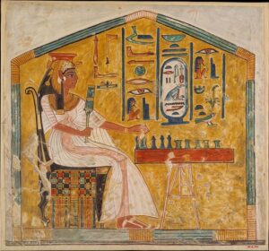 Rainha Nefertari e suas vestimentas transparentes