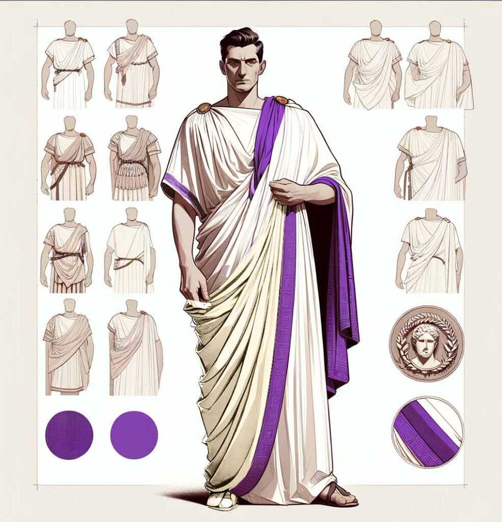 toga praetexta - Roma antiga